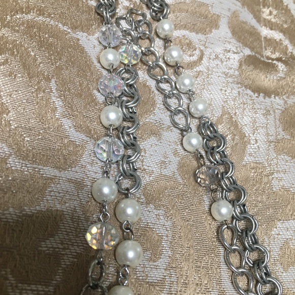 Plunder 28”long silver pendant w/ multiple charms - Picture 3 of 3